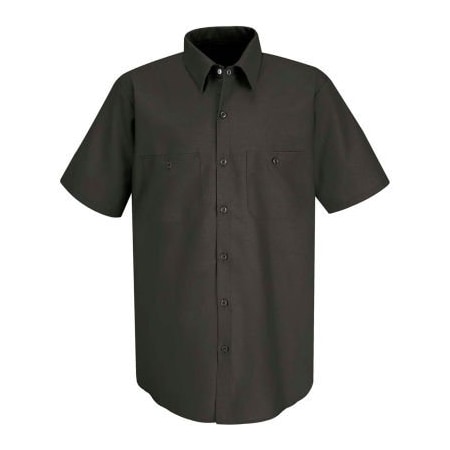 Vf Imagewear Red Kap Men's Industrial Work Shirt Short Sleeve Charcoal Long-L SP24 SP24CHSSLL